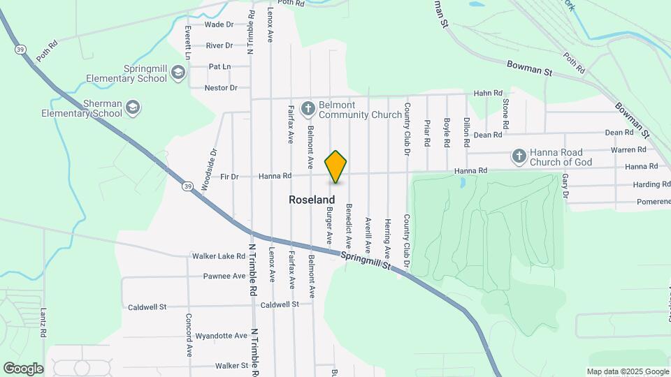 1004 Burger Ave Map and Location Details