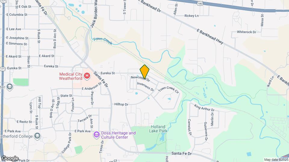 1031 Newcastle Dr Map and Location Details