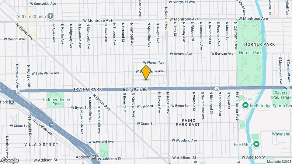 3315 W Cuyler Ave Map and Location Details