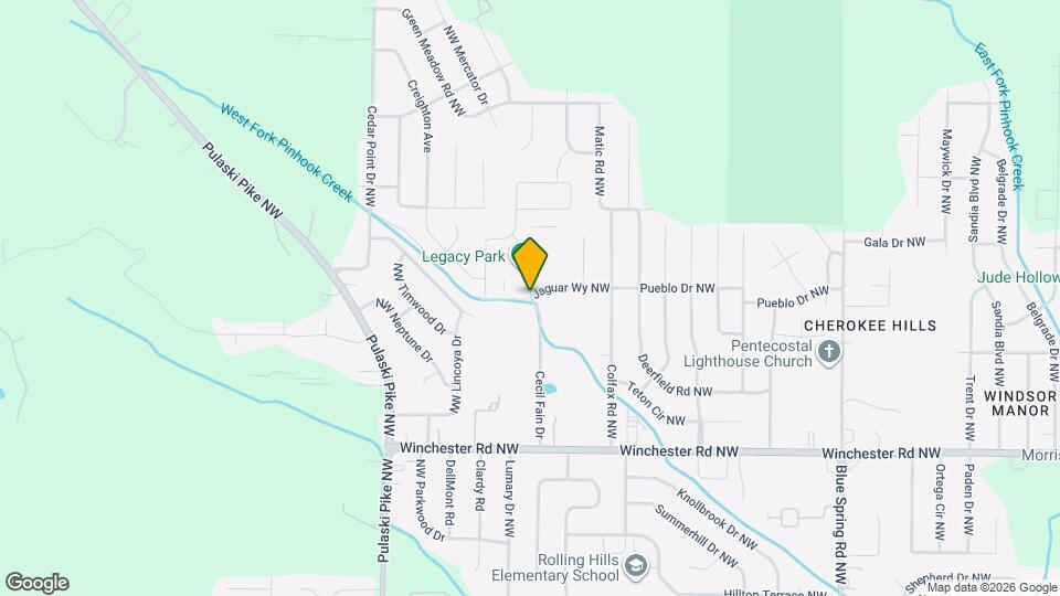 3725 Jaguar Wy NW Map and Location Details