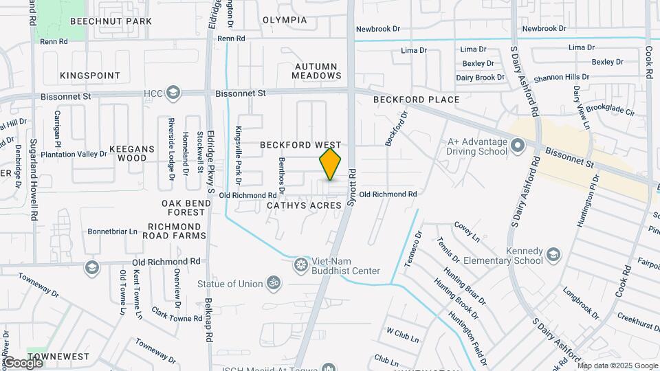 13210 Old Richmond Rd Map and Location Details