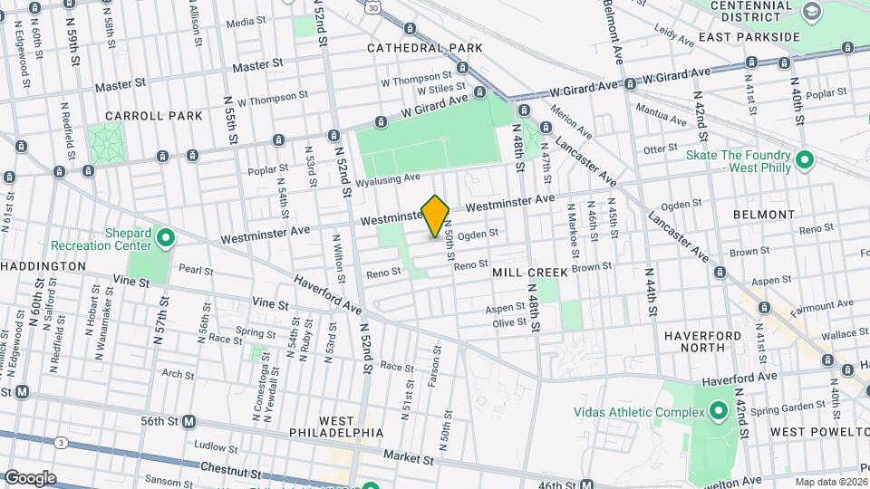 5022 Ogden St Map and Location Details