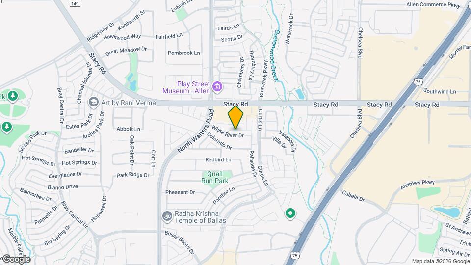 914 White River Dr Map and Location Details