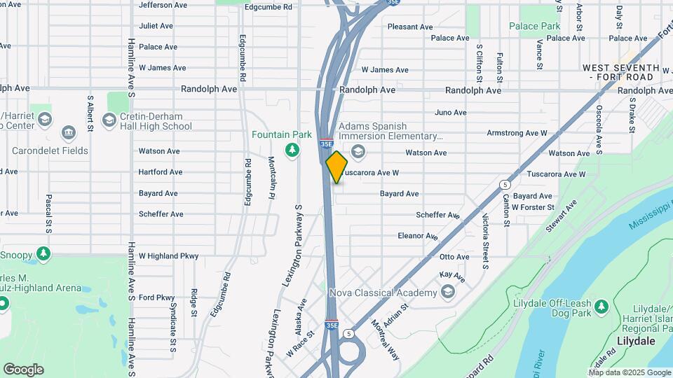 1368 Pleasant Ave Map and Location Details