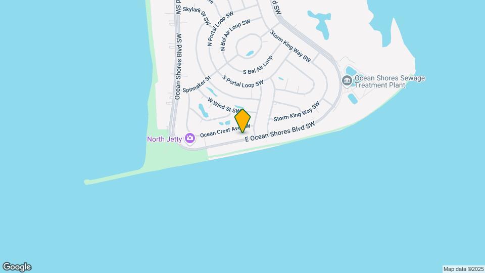 1511 E Ocean Shores Blvd SW Map and Location Details