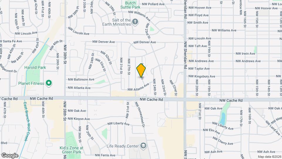 1612 NW 25th St Map and Location Details