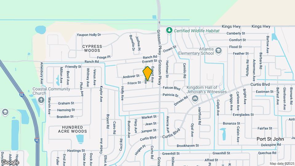 7175 Durban Ave Map and Location Details