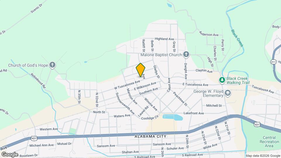 24 W Tuscaloosa Ave Map and Location Details