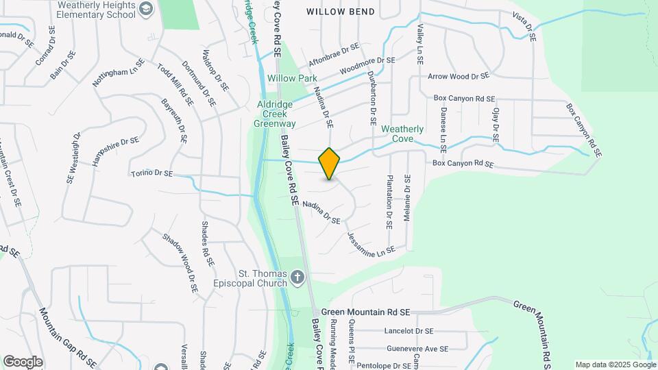 1913 Waxleaf Green SE Mapa y Detalles de la Ubicación