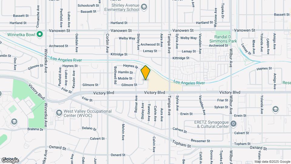 6438 Shirley Ave Map and Location Details