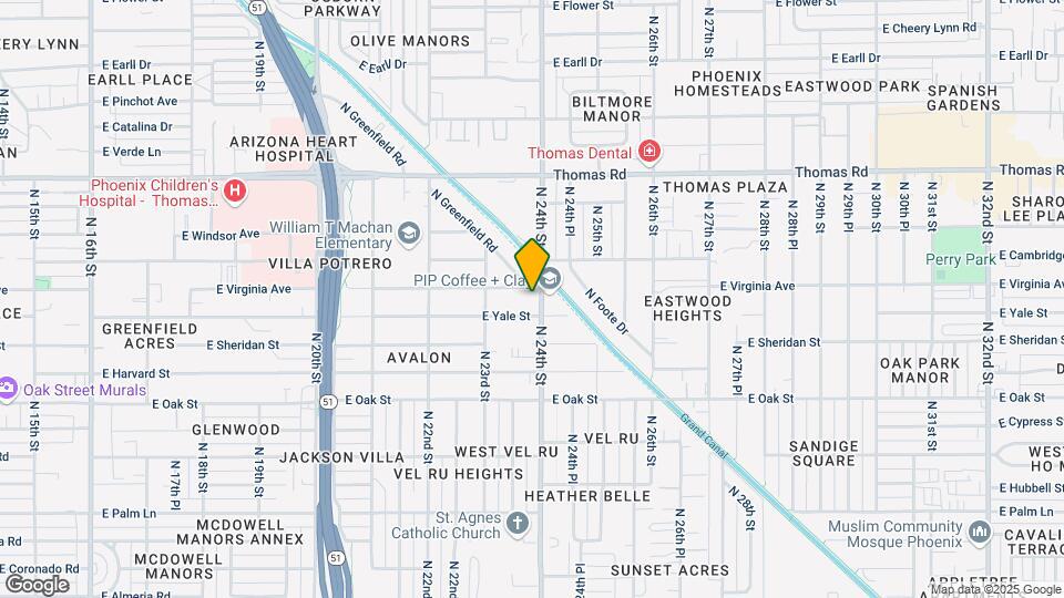2616 North 24th Street, Unit Four Map and Location Details