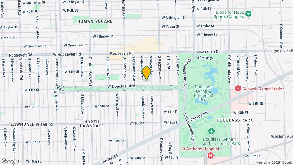 3248 W Douglas Blvd Map and Location Details