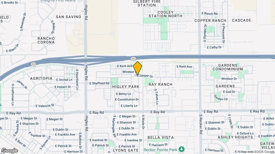 1360 S Ponderosa Dr Map and Location Details