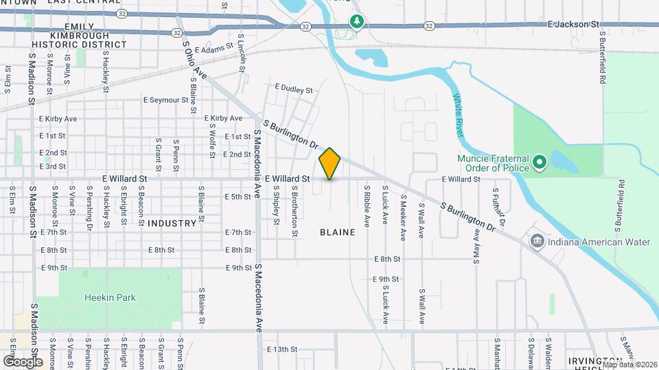 1115 S Luick Ave Map and Location Details