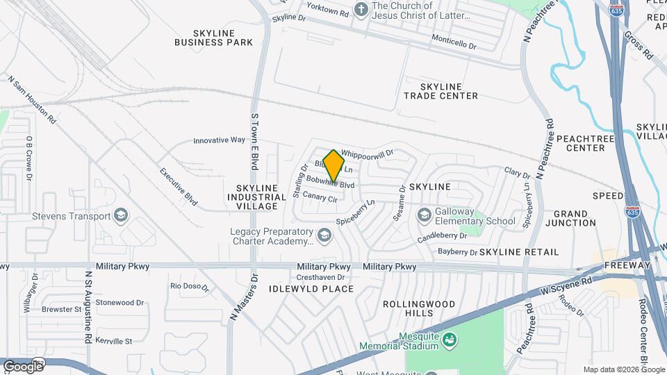 2626 Bobwhite Blvd Mapa y Detalles de la Ubicación