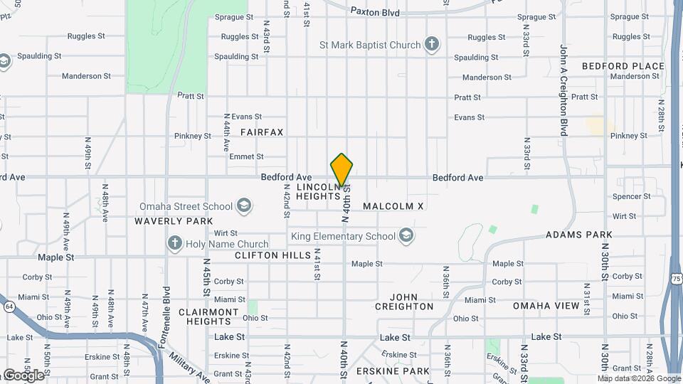 3228 N 40th St Map and Location Details