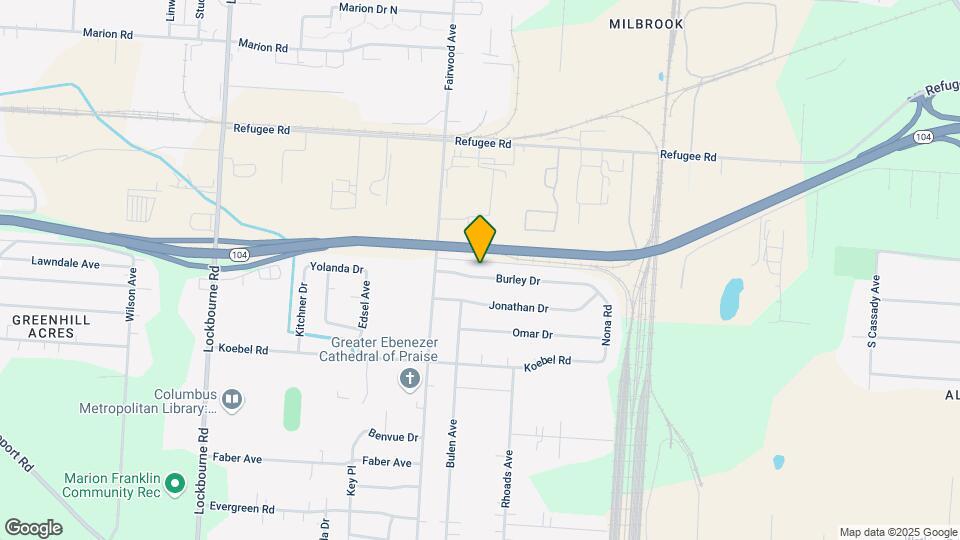 1526 Burley Dr Map and Location Details