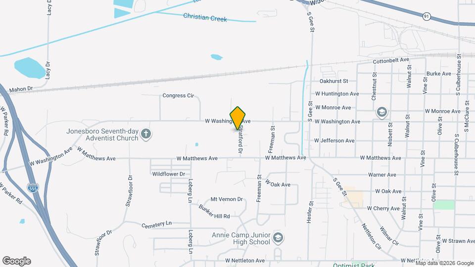 601 Stratford Dr Map and Location Details