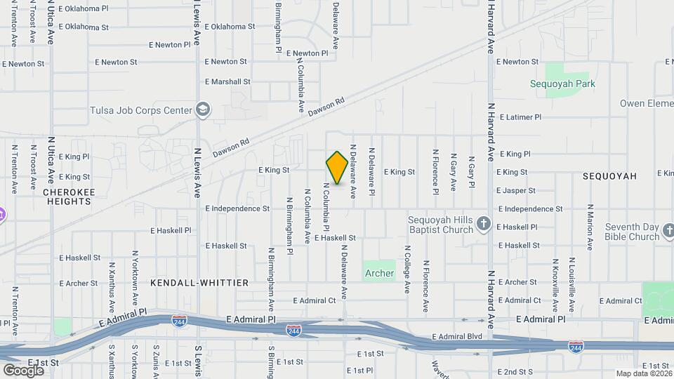 2744 E Jasper St Mapa y Detalles de la Ubicación