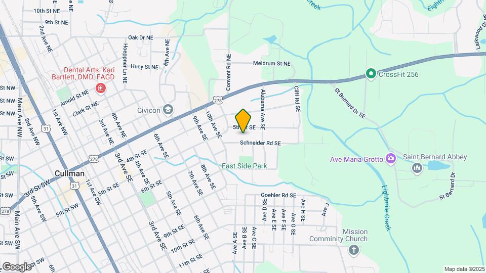 1315 Schneider Rd Map and Location Details