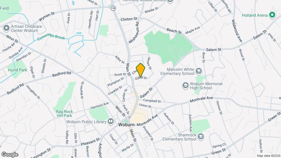 19 Davis St, Unit 1 Map and Location Details