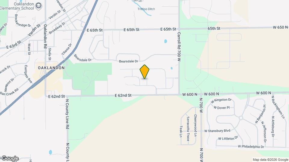 6244 Looking Glass Ln Map and Location Details