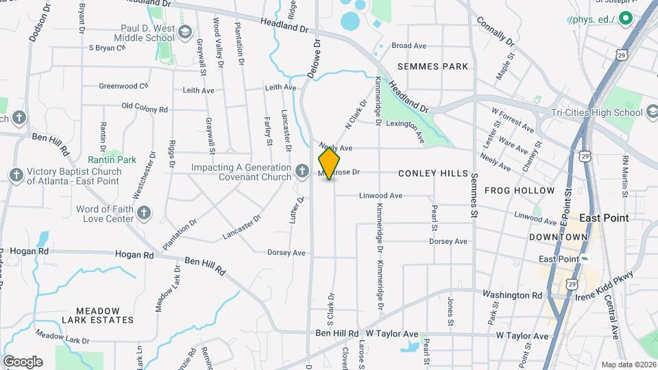 2717 S Clark Dr, Unit 21-104 Map and Location Details