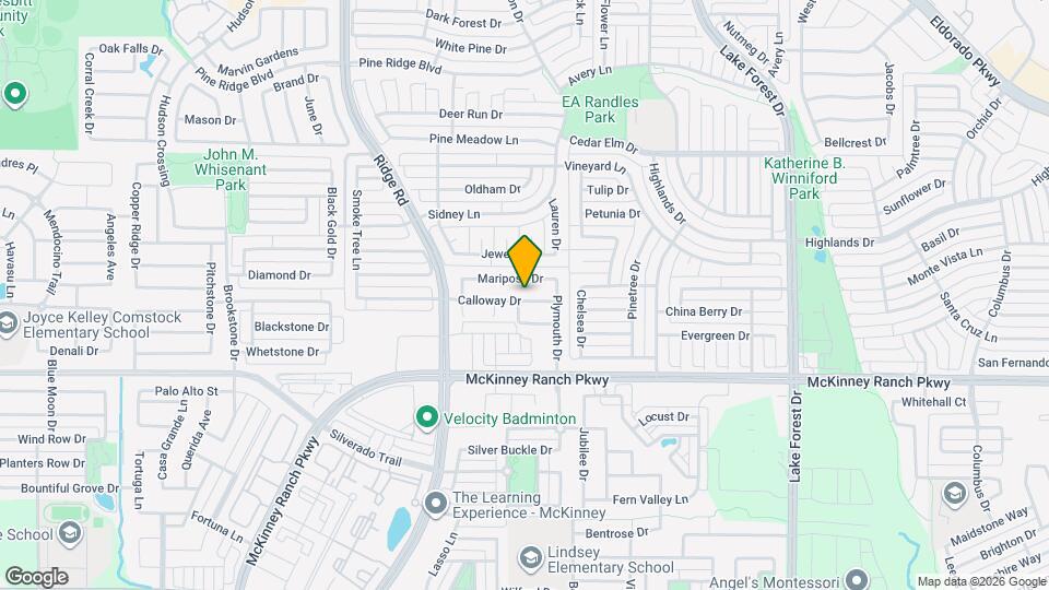 5728 Calloway Dr Map and Location Details