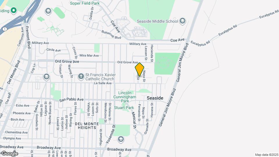 1932 Lincoln St Map and Location Details