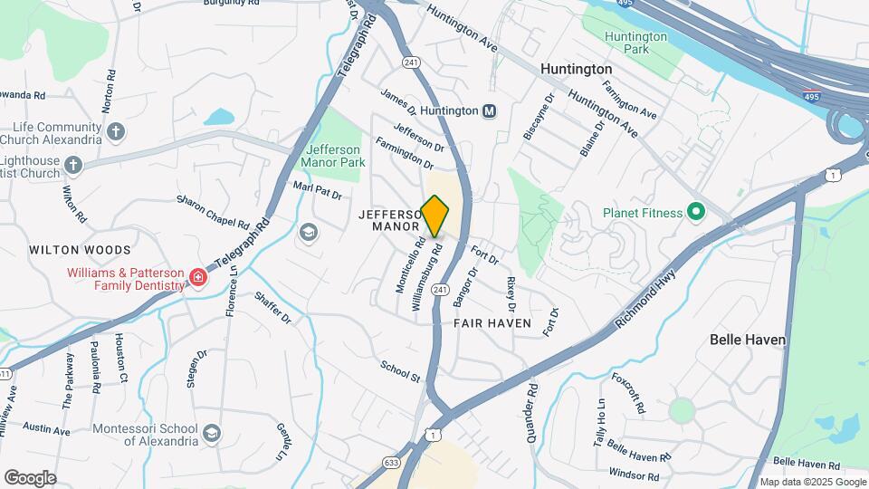 5922 Williamsburg Rd Map and Location Details