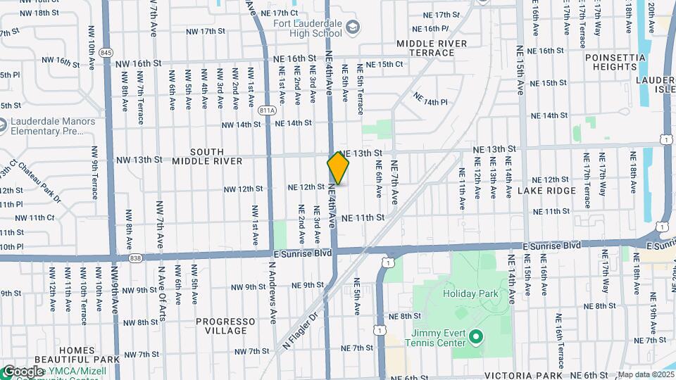 1142 NE 4th Ave Mapa y Detalles de la Ubicación