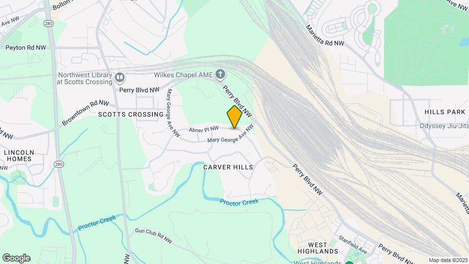 2210 Abner Pl NW Mapa y Detalles de la Ubicación