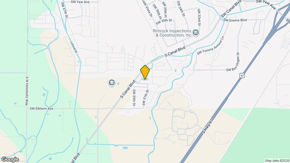 3751 SW Coyote Ln Map and Location Details