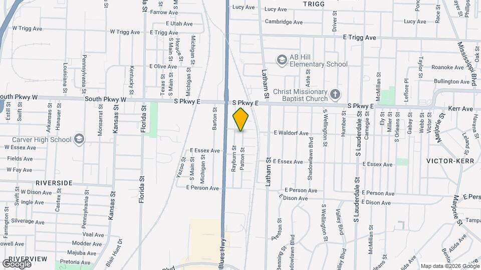 1541 Patton St Map and Location Details