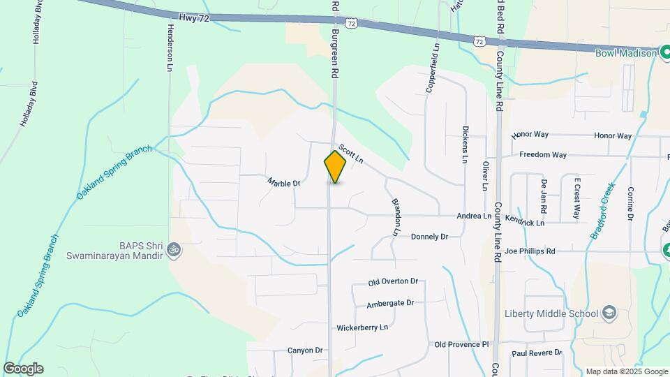 12762 Burgreen Rd Map and Location Details