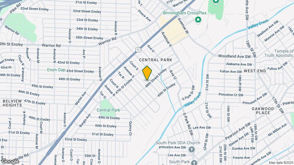 4742 Court S Map and Location Details
