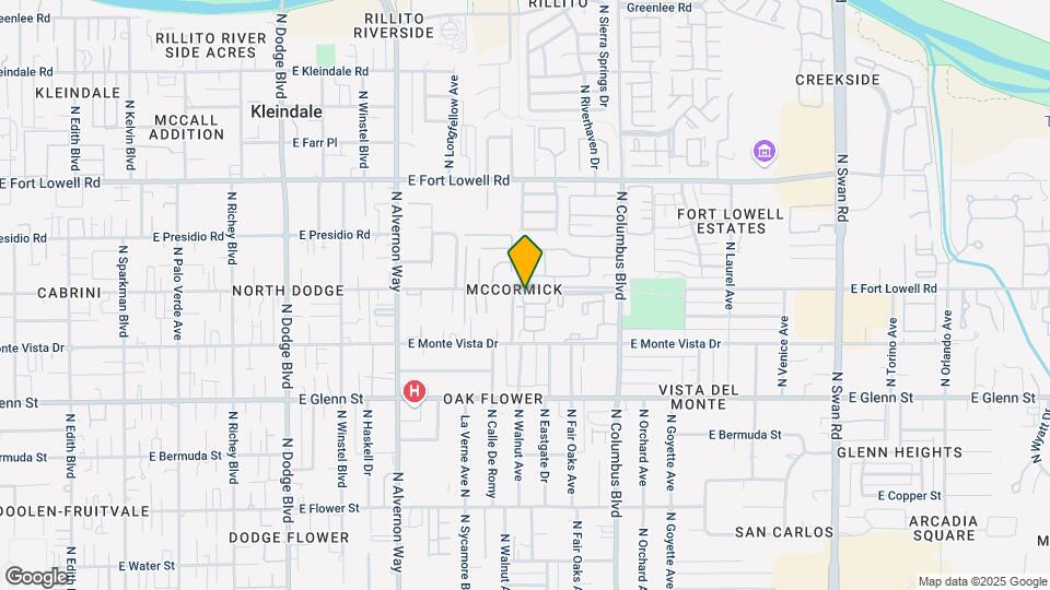 2958 N Cardell Cir Map and Location Details