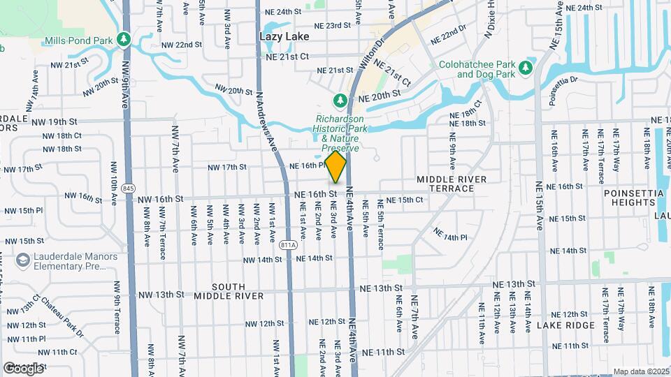 305 NE 16th St Map and Location Details