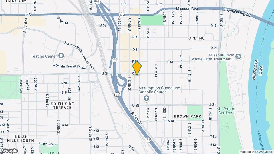 5212 S 23rd St Map and Location Details