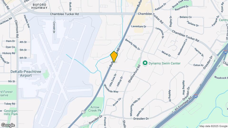 Huntington Terrace Mapa y Detalles de la Ubicación