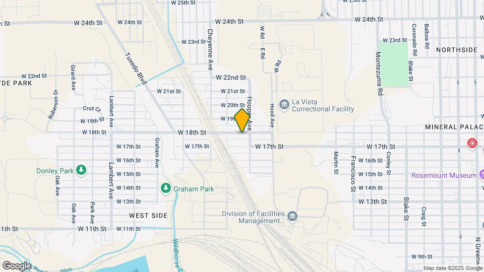 1608 W 18th St Map and Location Details
