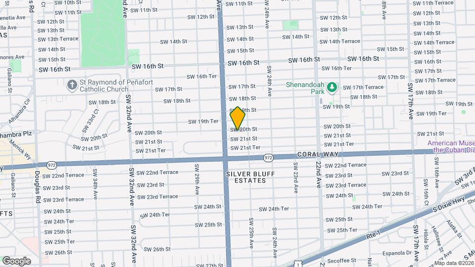 2544 SW 20th St Map and Location Details