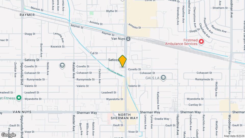 7515 Van Nuys Blvd, Unit 103 Mapa y Detalles de la Ubicación