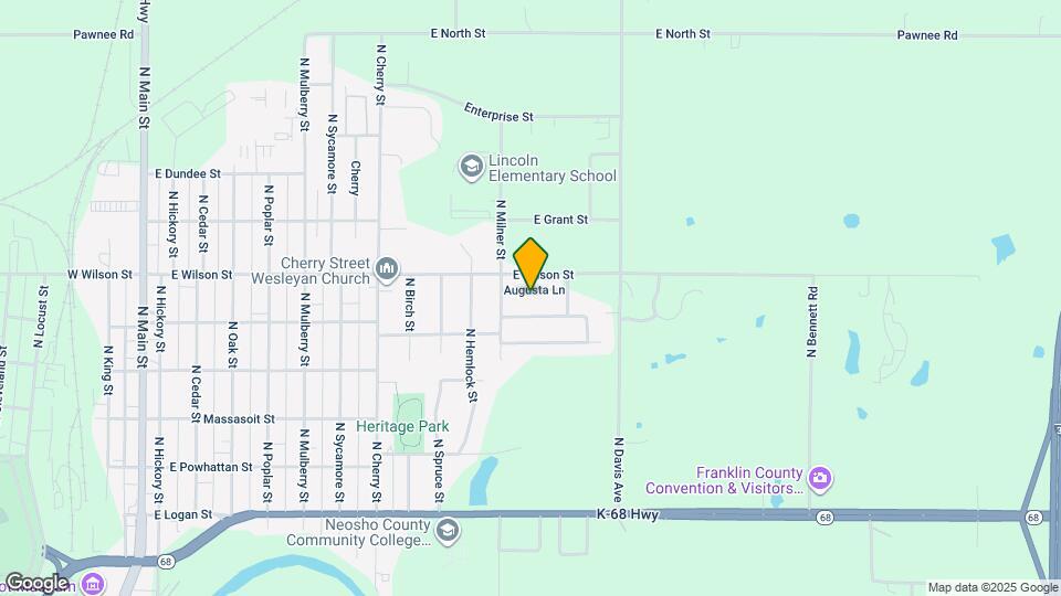 1022 Augusta Ln Map and Location Details