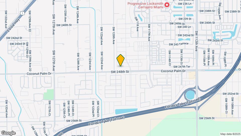 11940 SW 247th Ter Map and Location Details
