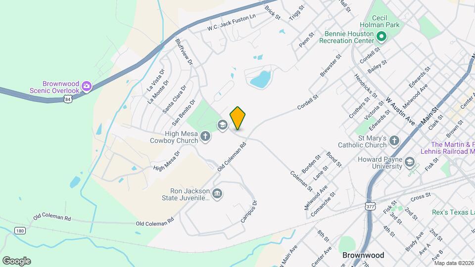 Brownwood Retirement Village Map and Location Details