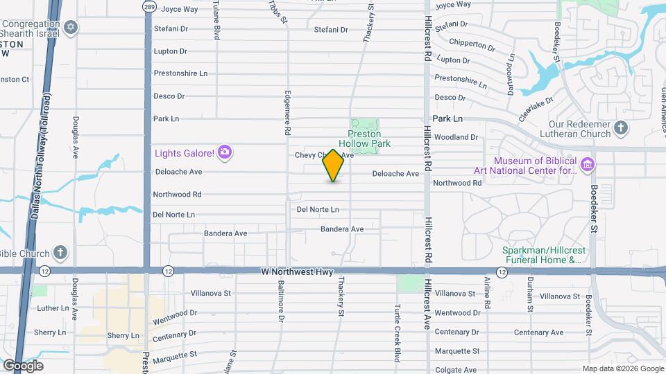 6523 Northwood Rd Map and Location Details