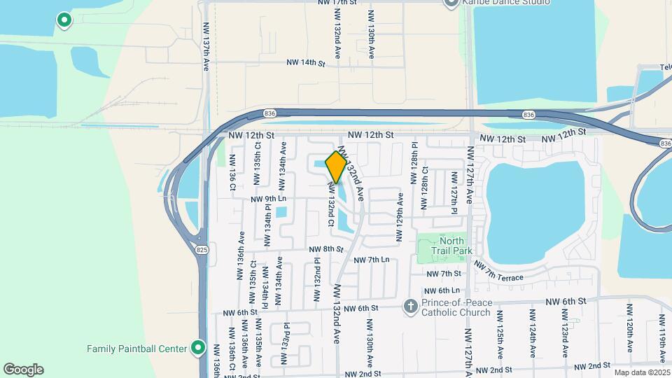 985 NW 132nd Ct Map and Location Details