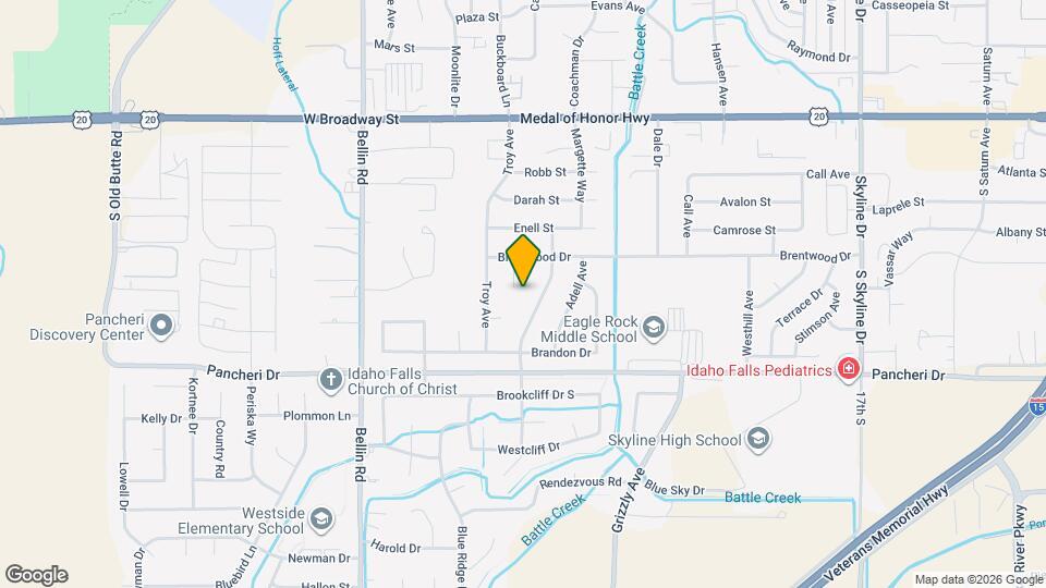 649 Brentwood Cir Map and Location Details