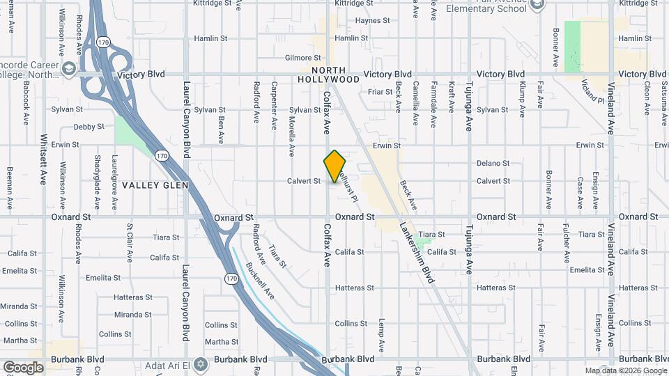 6054 Colfax Ave Map and Location Details